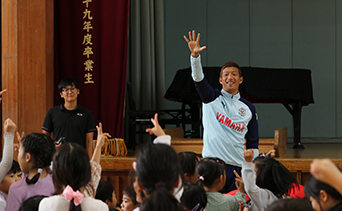 選手会の学校訪問