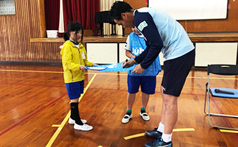 選手会の学校訪問